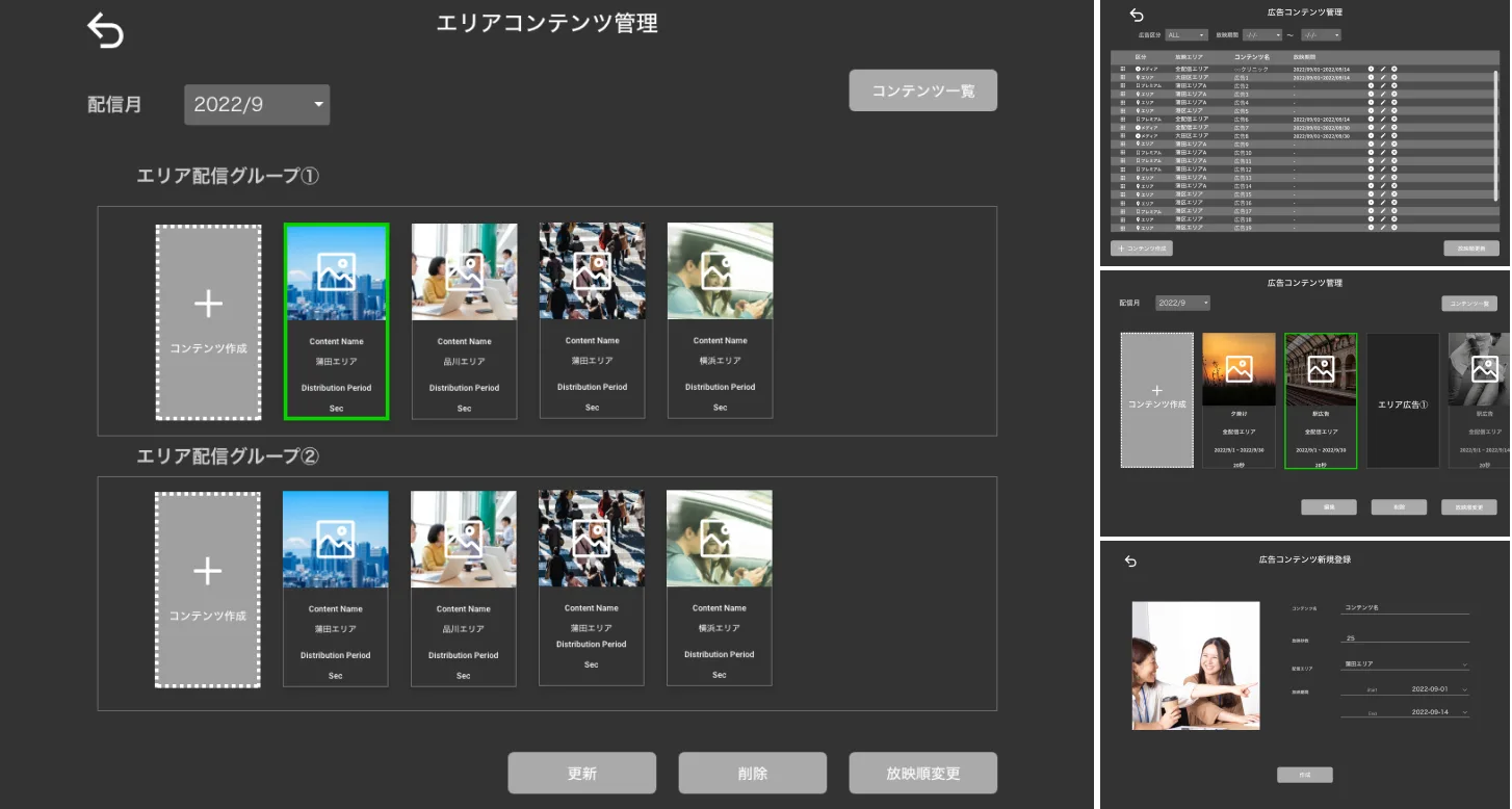 マンションサイネージメディア向け動画配信システムのイメージ
